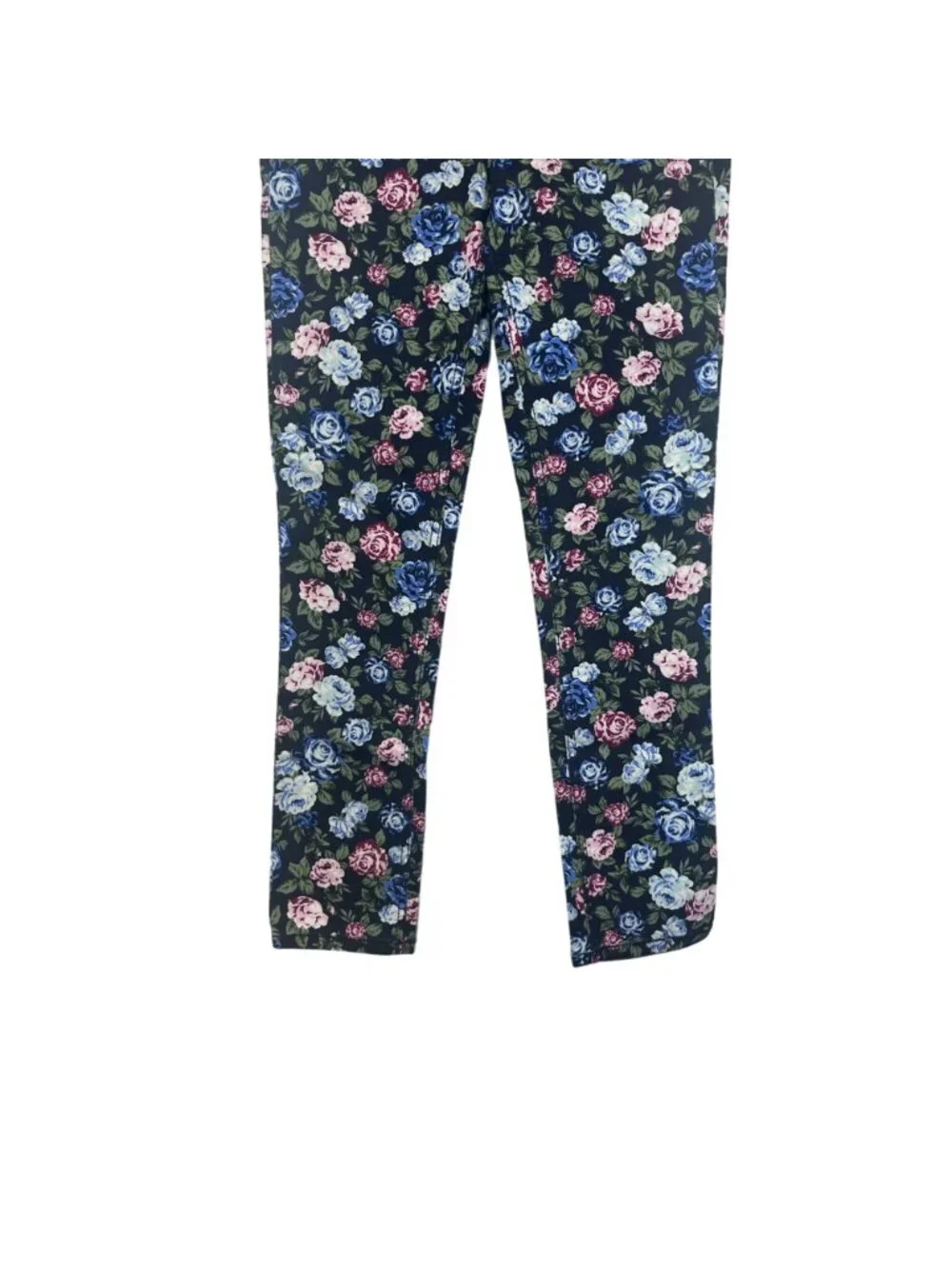Jordache Girls Floral Print Jegging Pull On Pants Size Large New